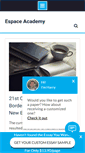 Mobile Screenshot of espaceacademy.com